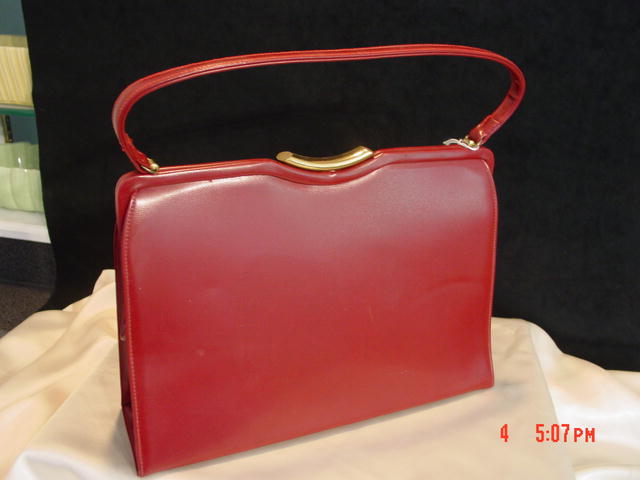 Burgundy Purse Handbag by Theodor California