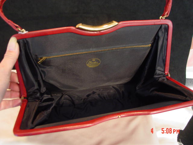 Burgundy Purse Handbag by Theodor California