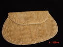 Vintage Miranda Japan Imitation Pearl Evening Clutch Purse