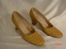 NEW Renato Tan Ostrich Skin Shoes Size 7