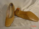 NEW Renato Tan Ostrich Skin Shoes Size 7