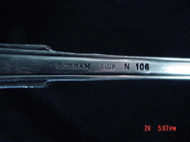 Gorham 1905 Silver EP Old French 11