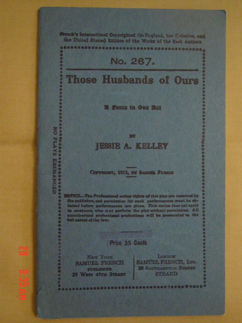 1913 Play Book No. 267