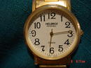 Men's Goldtone Helbros Invincible Quartz Wrist Watch