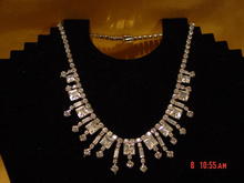 GORGEOUS Clear Rhinestone Necklace
