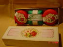 Vintage Box of 3 Carnation Beauty Soap Bars