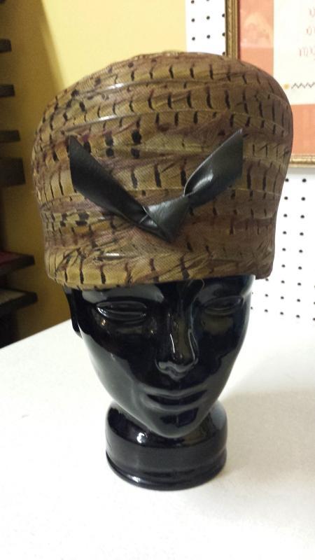 Haute Couture Vincent de Koven Original Pheasant Feather Hat