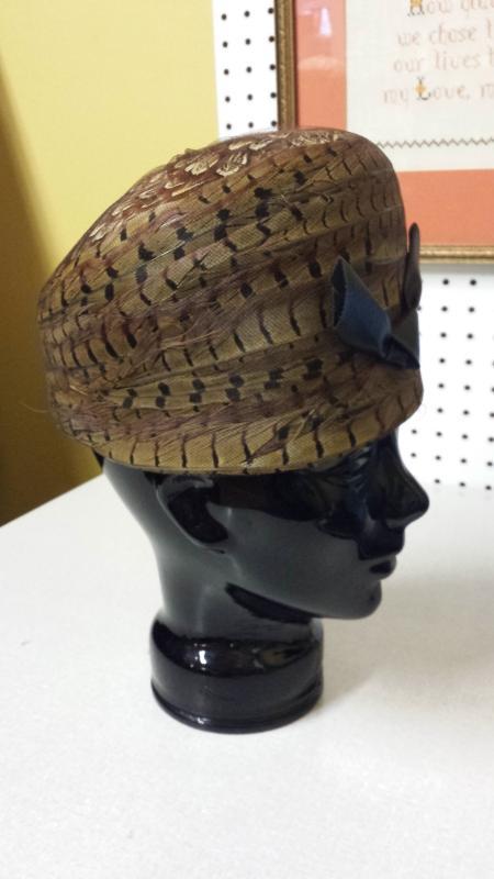 Haute Couture Vincent de Koven Original Pheasant Feather Hat