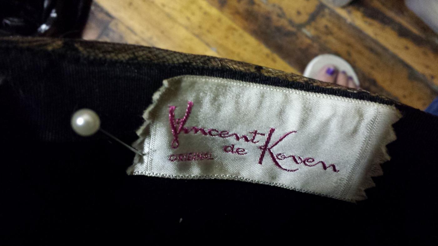 Haute Couture Vincent de Koven Original Pheasant Feather Hat