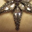 WEISS Vintage Smoky Topaz Star Brooch