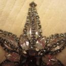 WEISS Vintage Smoky Topaz Star Brooch