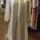 Sabina of India Lord & Taylor Raw Silk Cream Dress & Matching Coat