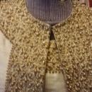 Sabina of India Lord & Taylor Raw Silk Cream Dress & Matching Coat