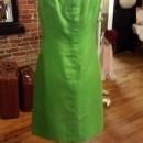 Harilela's Custom Tailors Lime Green Sheath Dress and Matching Coat