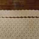 Antique Ecru Popcorn Crocheted Coverlet Bedspread & Pillow Cover Spread
