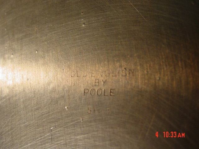 Poole Silverplate Old English Cocktail Tray