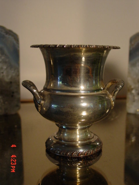 Crown Silver Electroplate Cigarette Urn
