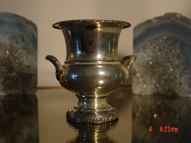 Crown Silver Electroplate Cigarette Urn