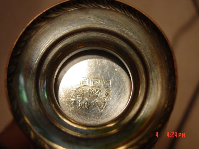 Crown Silver Electroplate Cigarette Urn