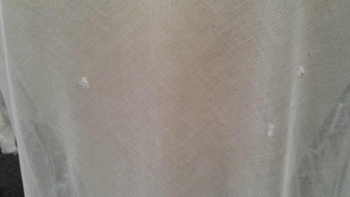 Antique Victorian White Gauze & Lace Tea or Garden Dress