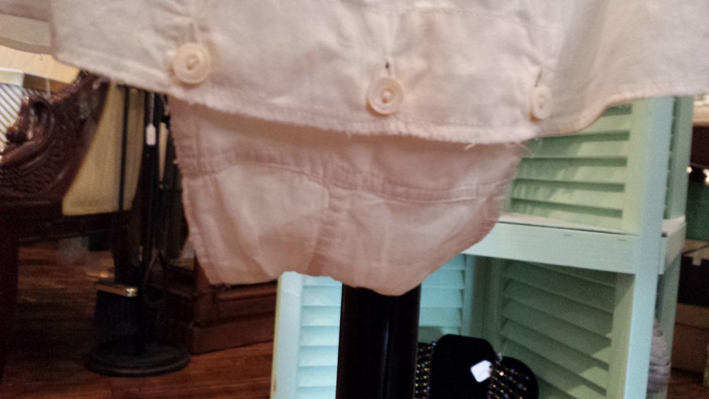 Antique White Cotton Camisole Petticoat