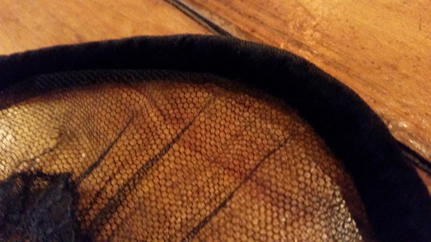 Antique Black Chantilly Lace Civil War Victorian Era Mourning Shawl
