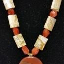 Carnelian and Jasper Necklace