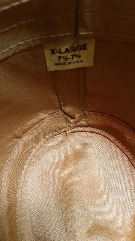 Men's Tan Heavy Water-Resistant Cotton Safari Fedora Hat