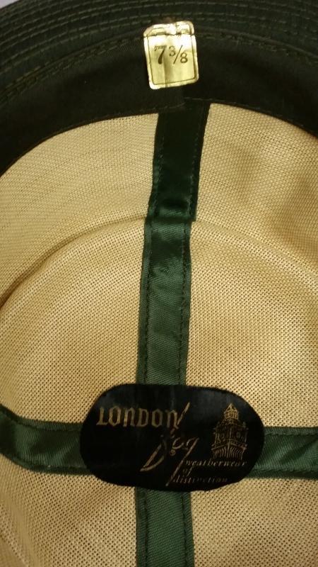 Men's Olive Green London Fog Bucket Style Weather Hat