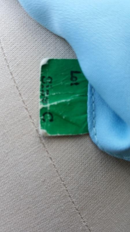 Vintage 70's Baby Blue Crepe Chiffon Evening Gown