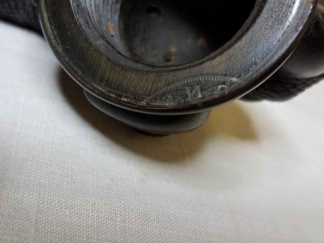 KB&B Kaufman Brothers & Bondy Gutta Percha Carved Eagle Claw Talon Pipe