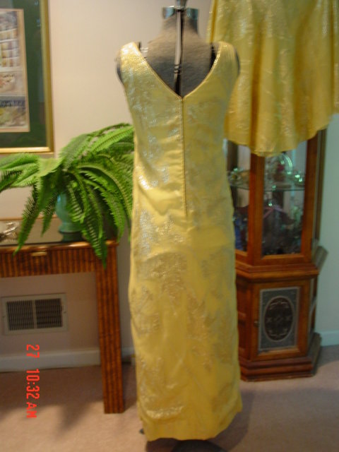 Yellow Cocktail Dress & Sheath by Shannon Rodgers for Jerry Silverman