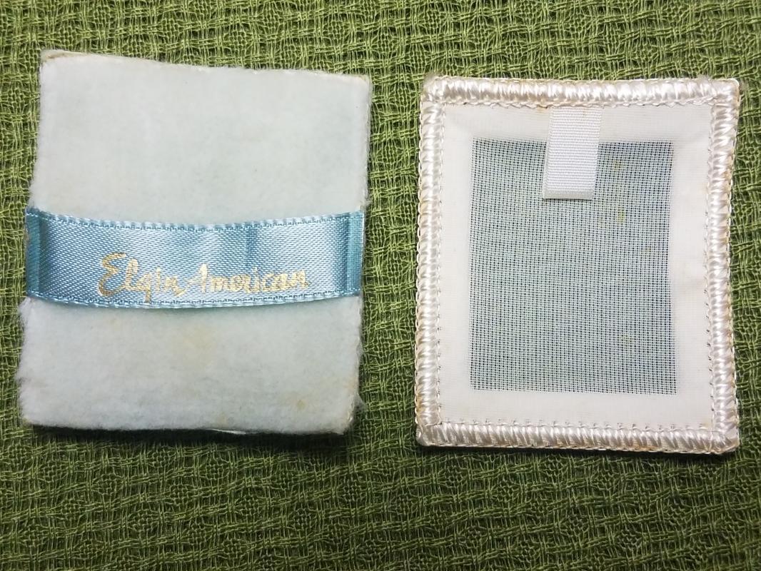 Elgin American Gold on Silver Carryall Compact Dance Purse Necessaire Minaudière