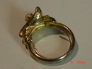 Adjustable Goldtone & Real Pearl Cocktail Ring
