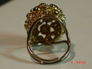 Vintage Adjustable Gold Nugget Cocktail Ring