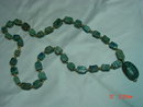 Egyptian Stone Scarab Necklace