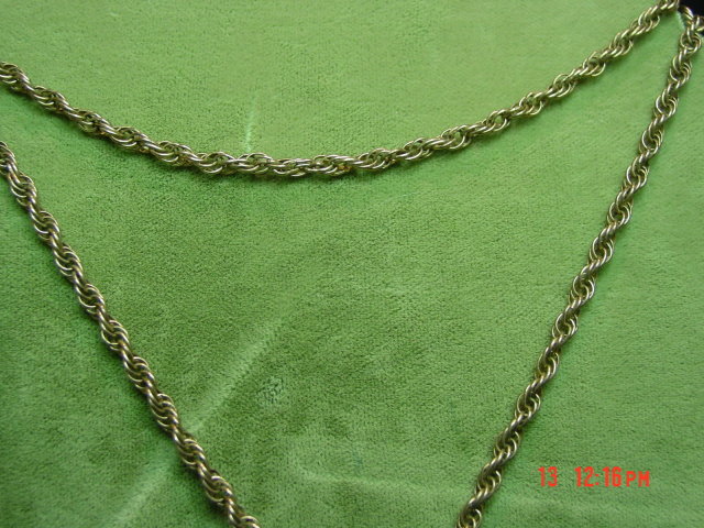 Vintage Gold Filled Filigree Pendant & Chain