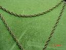 Vintage Brass Filigree Pendant & Chain