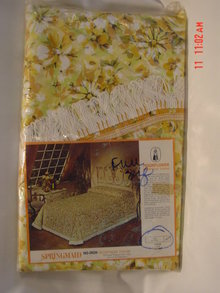 Vintage 1960's Springmaid Moonflower Bedspread