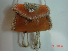 Antique Native American Indian Iroquois Beaded Box Cylinder Purse