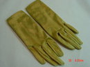 Vintage Gold Nylon & Spandex Satin Lovers Gloves by Finale