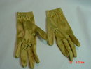 Vintage Gold Nylon & Spandex Satin Lovers Gloves by Finale