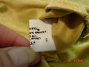 Vintage Gold Nylon & Spandex Satin Lovers Gloves by Finale