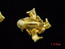 Erwin Pearl Gold & Cubic Zirconia Clip Earrings