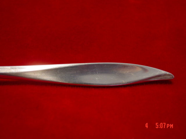 Oneida Vivant Sterling 2-Tine Pickle/Olive Fork