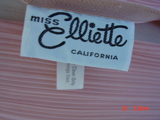 Old Rose Chiffon Evening Gown Dress by Miss Elliette