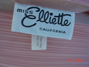 Old Rose Chiffon Evening Gown Dress by Miss Elliette