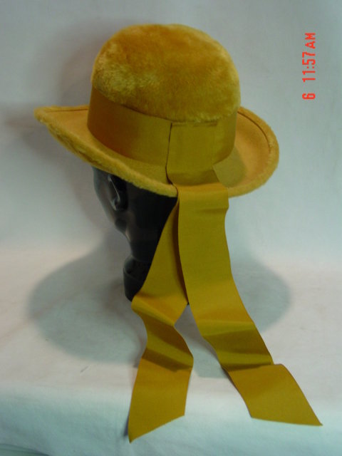 Gold Felt Betmar Ladies Hat