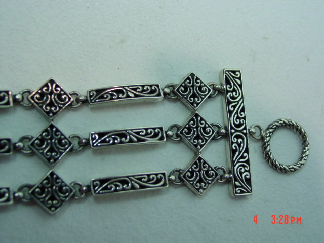 Sterling Silver Link Bracelet
