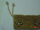 Vintage Faux Pearl Beaded Collar Made in Japan